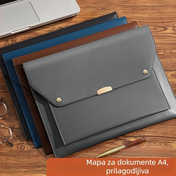 Kancelarijski organizator dokumenata sa zatvaranjem tipa Snap, PP materijal, oblik: blok papira