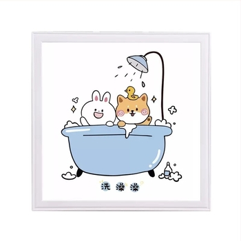 Kupaonski skladišni stalak - vodootporan, sklopiv, 1-slojni, plastični, nosivost 1–5 kg