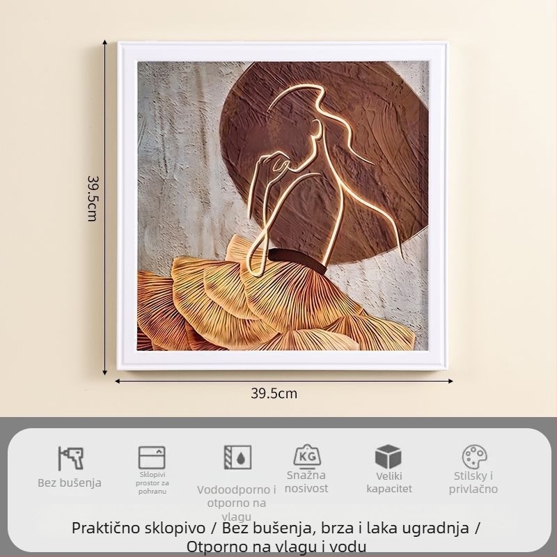 Kupaonski skladišni stalak - vodootporan, sklopiv, 1-slojni, plastični, nosivost 1–5 kg