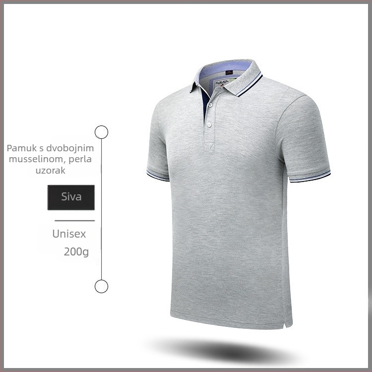 Polo majica – ležerni stil, kratki rukavi, udoban kroj, pamuk (58%)