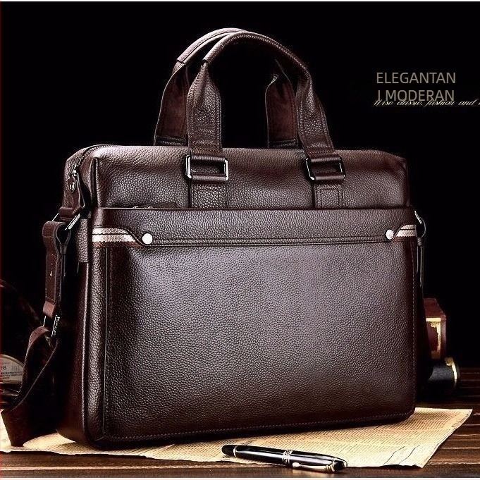 Poslovna torba od PU materijala, podstava teleća koža, dizajn preko ramena i u ruci, veliki kapacitet, za poslovna putovanja