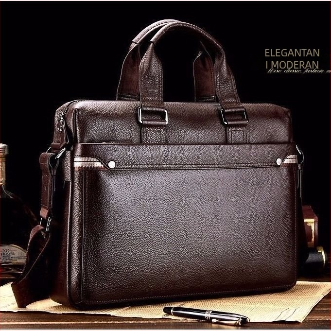 Poslovna torba od PU materijala, podstava teleća koža, dizajn preko ramena i u ruci, veliki kapacitet, za poslovna putovanja