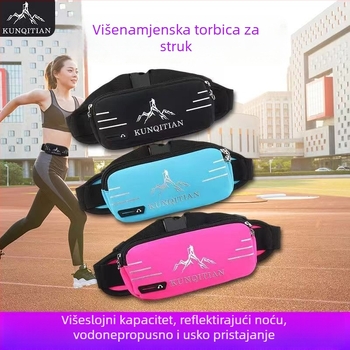 Sportska torbica za pojas za telefon — unisex, prozračna, vodootporna i otporna na habanje, za vanjske sportove, poliester