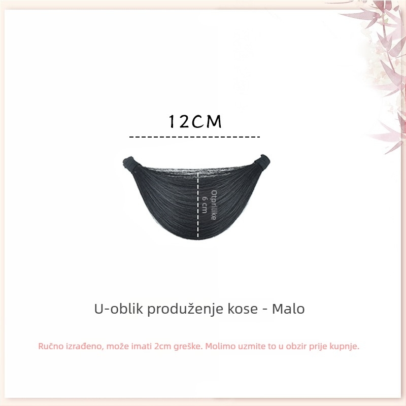 Perika u opernom stilu s integriranom frontalnom šiškom, ravna kosa, materijal: žica otporna na visoke temperature, tehnologija obrade: mehanizam, model: 20251207, duljina: Vm531