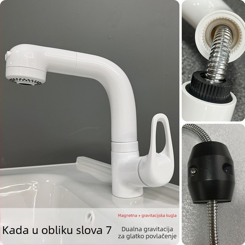 NH2622-1 Slavina za umivaonik u japanskom stilu, s dvije rupe, bakrena, keramička jezgra ventila