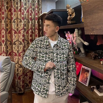 Baseball jakna od korduroja sa krznom od zeca, korejski stil, uski kroj, kapuljača, rever ovratnik