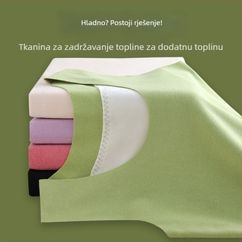 Ženski termalni prsluk s patchom sprijeda i straga, grijanje, debeli poliester materijal