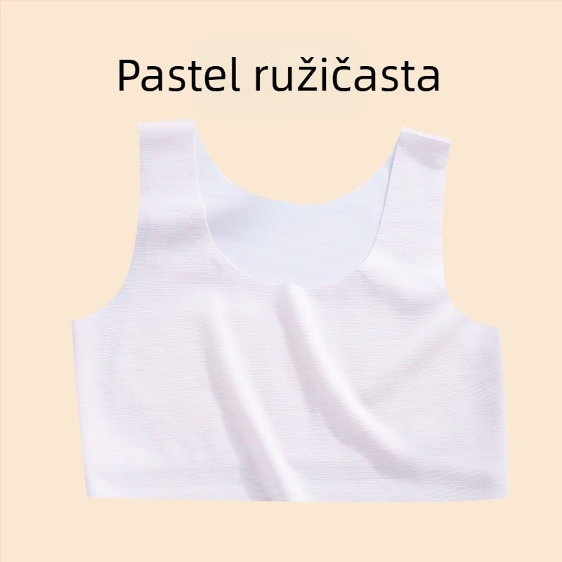 Dječji prsluk – najlon, košarica 1/2, tanki oblikovani košarica s spužvom, fiksne dvostruke naramenice, podstava od viskoze 90–95%