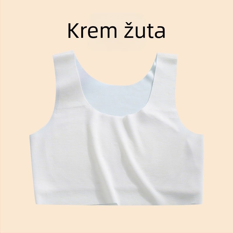 Dječji prsluk – najlon, košarica 1/2, tanki oblikovani košarica s spužvom, fiksne dvostruke naramenice, podstava od viskoze 90–95%