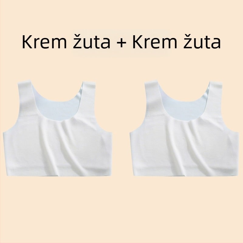 Dječji prsluk – najlon, košarica 1/2, tanki oblikovani košarica s spužvom, fiksne dvostruke naramenice, podstava od viskoze 90–95%