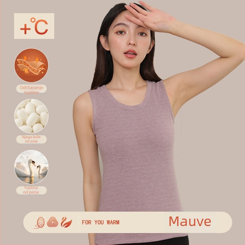 Ženski termalni prsluk - za vanjsku upotrebu, dvostruki sloj, debljina 201-250 g/m², glavni sastav vlakna 70-80%