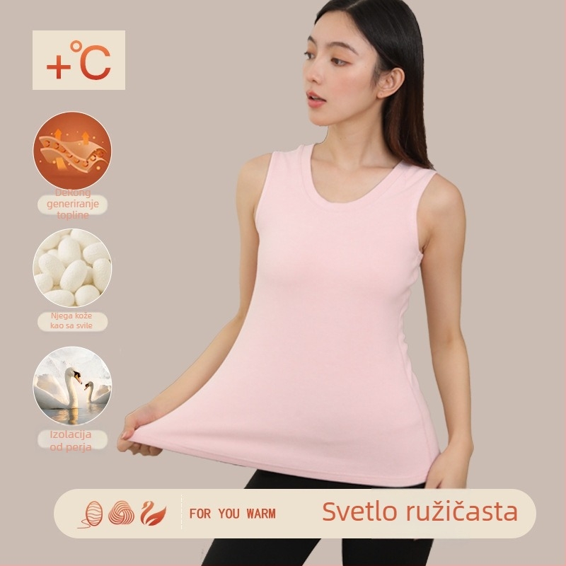 Ženski termalni prsluk - za vanjsku upotrebu, dvostruki sloj, debljina 201-250 g/m², glavni sastav vlakna 70-80%