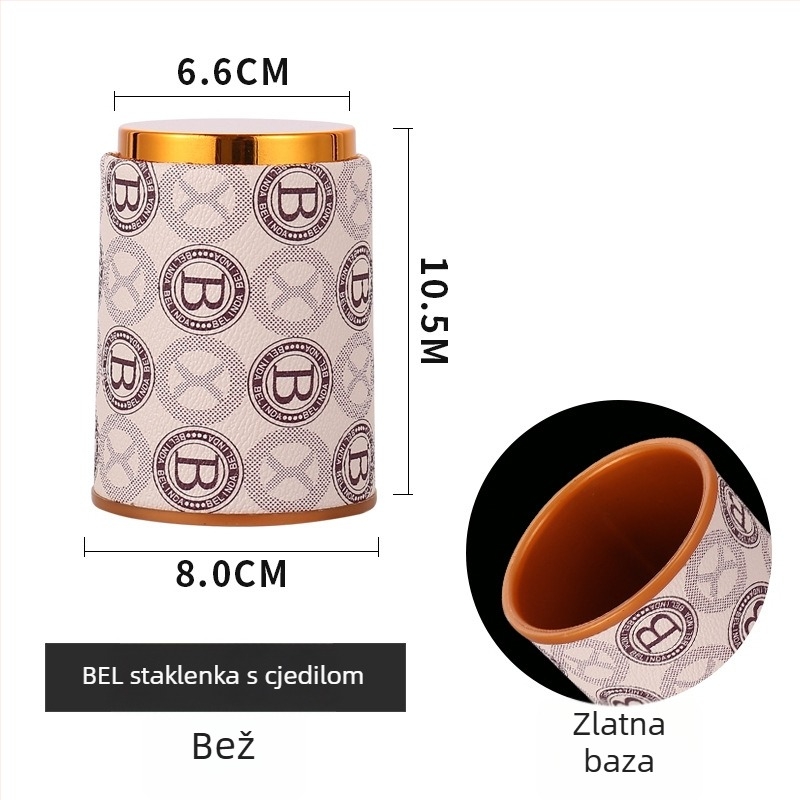 Sensele set čašica za kocke od PP plastike, zaobljeni kutovi, mogućnost prilagodbe, 100 komada u pakiranju
