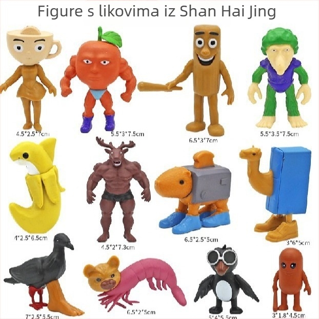 PVC privjesak iz Guangdonga, pakiran u mrežastoj vrećici, anime slika, ekskluzivno snabdijevanje preko granice