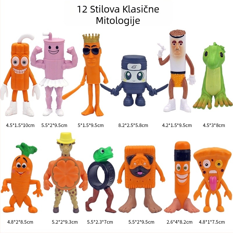 PVC privjesak iz Guangdonga, pakiran u mrežastoj vrećici, anime slika, ekskluzivno snabdijevanje preko granice