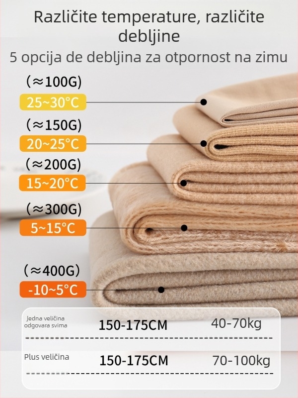 Najlon čarape s flis podstavom, debele, visoko elastične, jednodijelne gaće za jesen-zimu