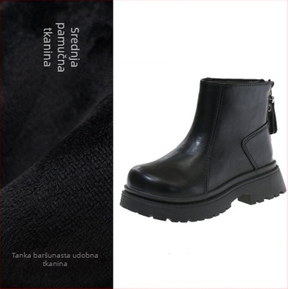 Dječje Chelsea čizme za djevojčice, gornji dio od sintetičke kože, bočni zatvarač, PU đon, za jesen, zimu i proljeće