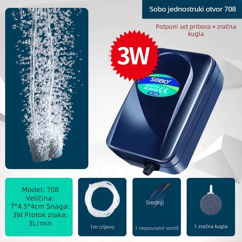 Songbao Ultra-tihi Akvarijski Oksigen Pumpa Za Kućnu Upotrebu