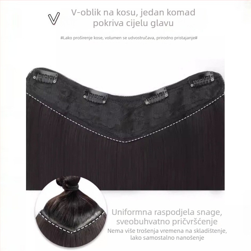 Dio perike za žene, marka National goods, model HH11656, materijal kose: vlakno visoke temperature, tip kose: ravna