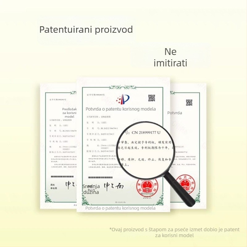 Alat za skupljanje psećeg izmeta za šetnje na otvorenom