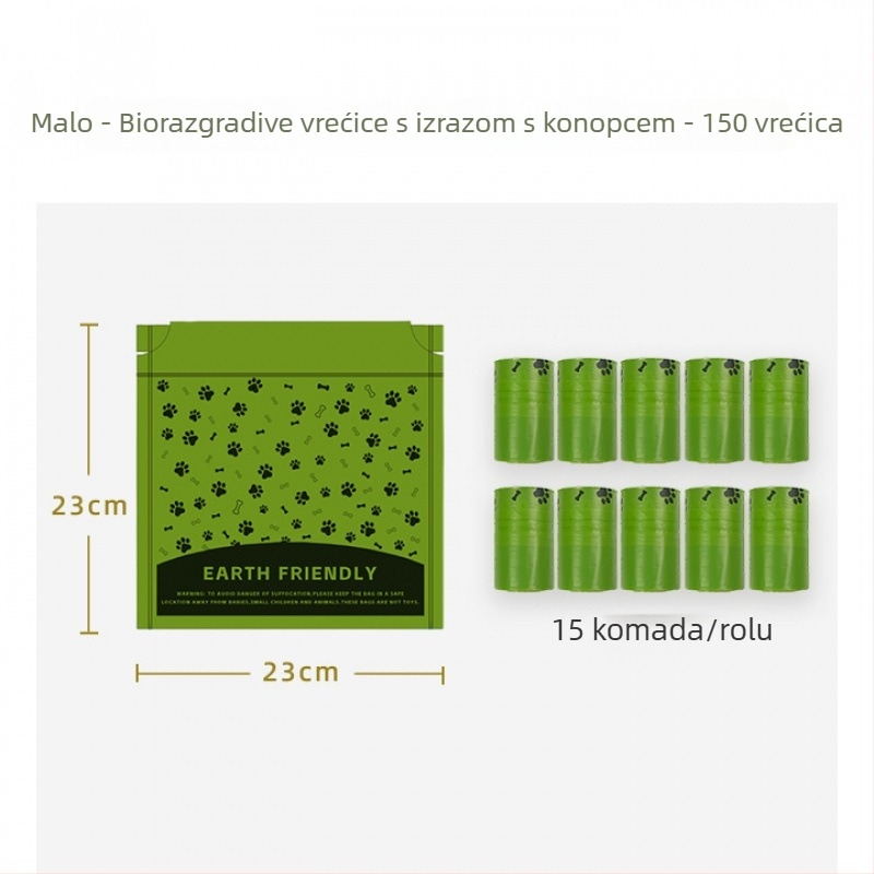 Alat za skupljanje psećeg izmeta za šetnje na otvorenom