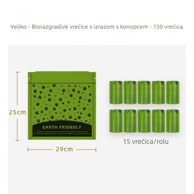 Alat za skupljanje psećeg izmeta za šetnje na otvorenom