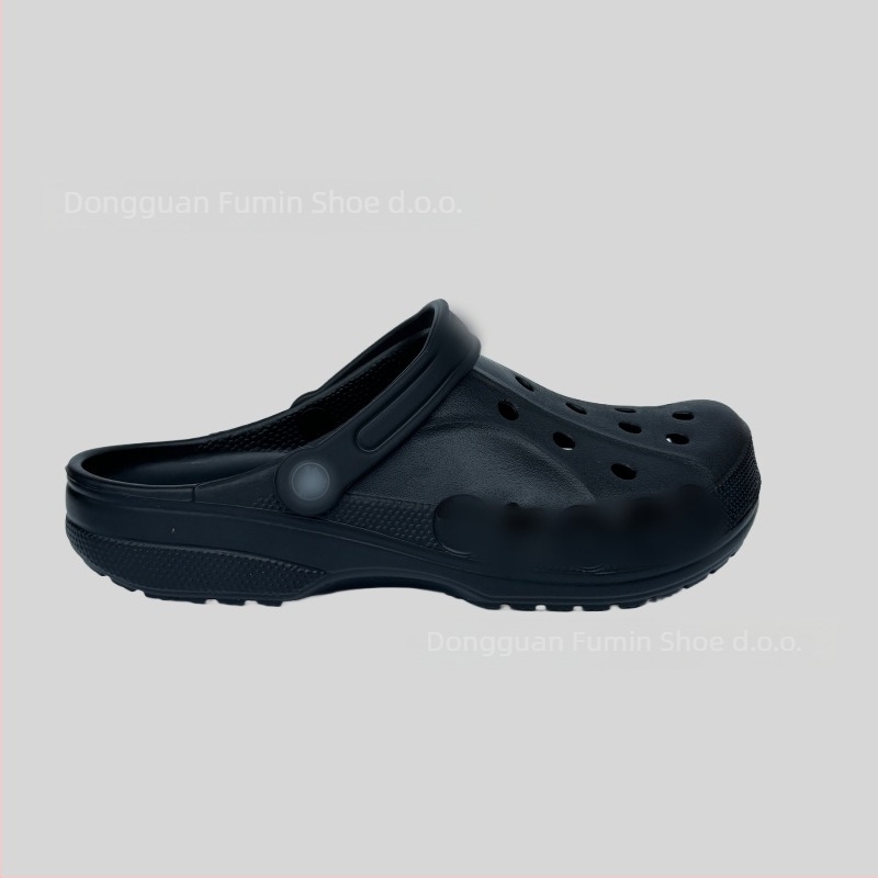Crocs-stil papuče za muškarce i mlade, lagane i prozračne, gornja EVA i EVA potplata, debljina potplata 2–3 cm, visina pete 2,5 cm, protuklizne