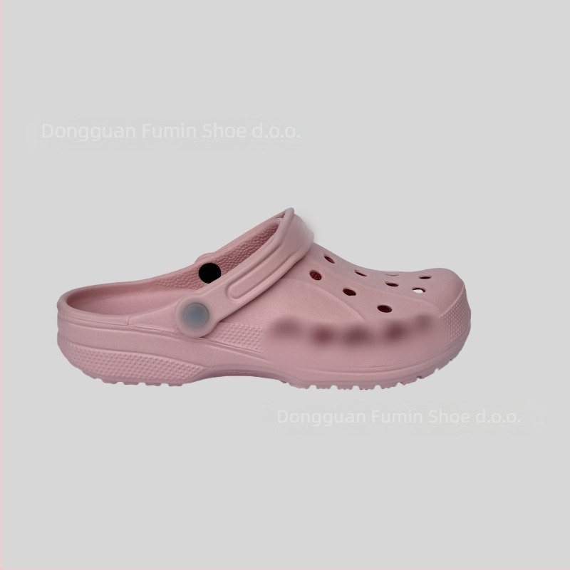 Crocs-stil papuče za muškarce i mlade, lagane i prozračne, gornja EVA i EVA potplata, debljina potplata 2–3 cm, visina pete 2,5 cm, protuklizne