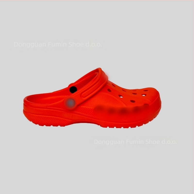 Crocs-stil papuče za muškarce i mlade, lagane i prozračne, gornja EVA i EVA potplata, debljina potplata 2–3 cm, visina pete 2,5 cm, protuklizne