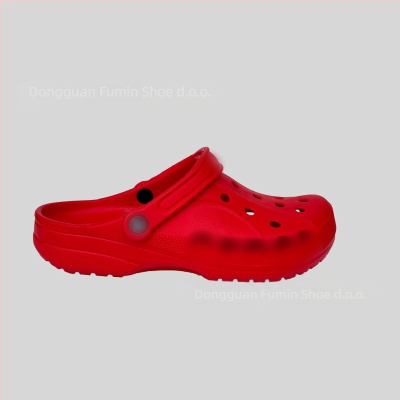 Crocs-stil papuče za muškarce i mlade, lagane i prozračne, gornja EVA i EVA potplata, debljina potplata 2–3 cm, visina pete 2,5 cm, protuklizne