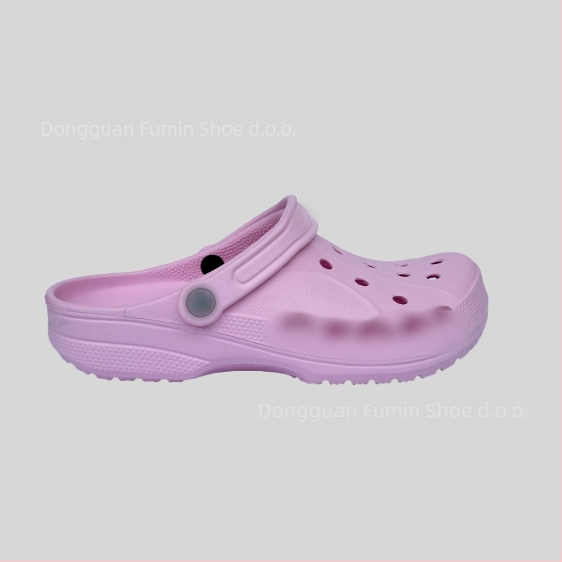 Crocs-stil papuče za muškarce i mlade, lagane i prozračne, gornja EVA i EVA potplata, debljina potplata 2–3 cm, visina pete 2,5 cm, protuklizne