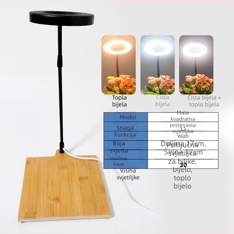 LED svjetlo za akvarij vodootporno energetski učinkovito za mahovske mikropejzaže