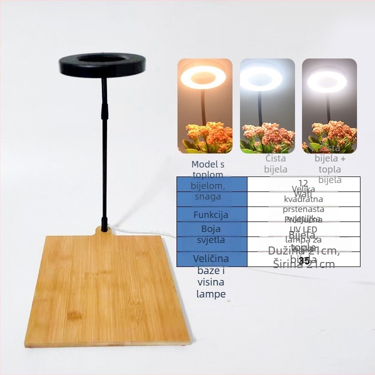 LED svjetlo za akvarij vodootporno energetski učinkovito za mahovske mikropejzaže