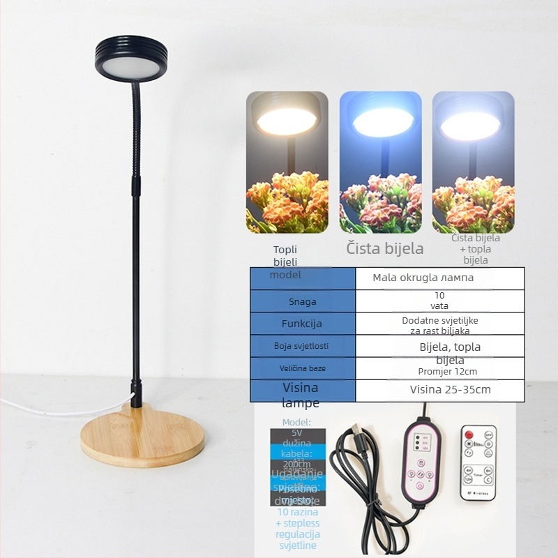 LED svjetlo za akvarij vodootporno energetski učinkovito za mahovske mikropejzaže