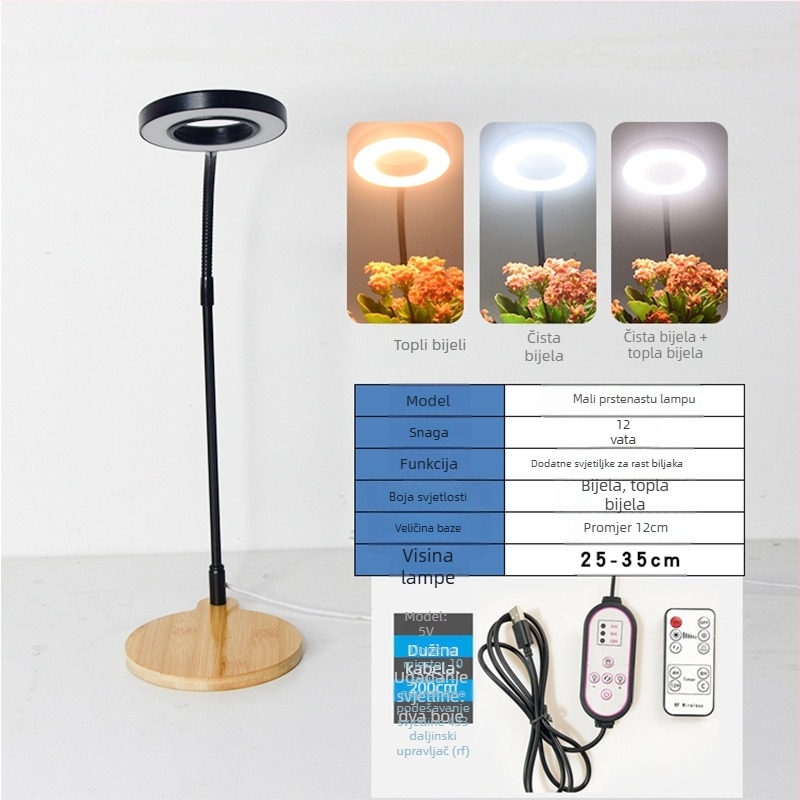 LED svjetlo za akvarij vodootporno energetski učinkovito za mahovske mikropejzaže