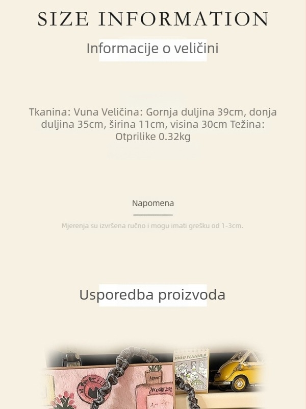 Kdmild crossbody torba, najlon, japansko-korejski stil, zatvaranje na zip, laminirano unutrašnjost