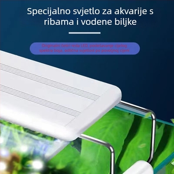 Vodootporna LED lampica za akvarij s nosačem – energetski učinkovito profesionalno osvjetljenje za uređenje akvarija