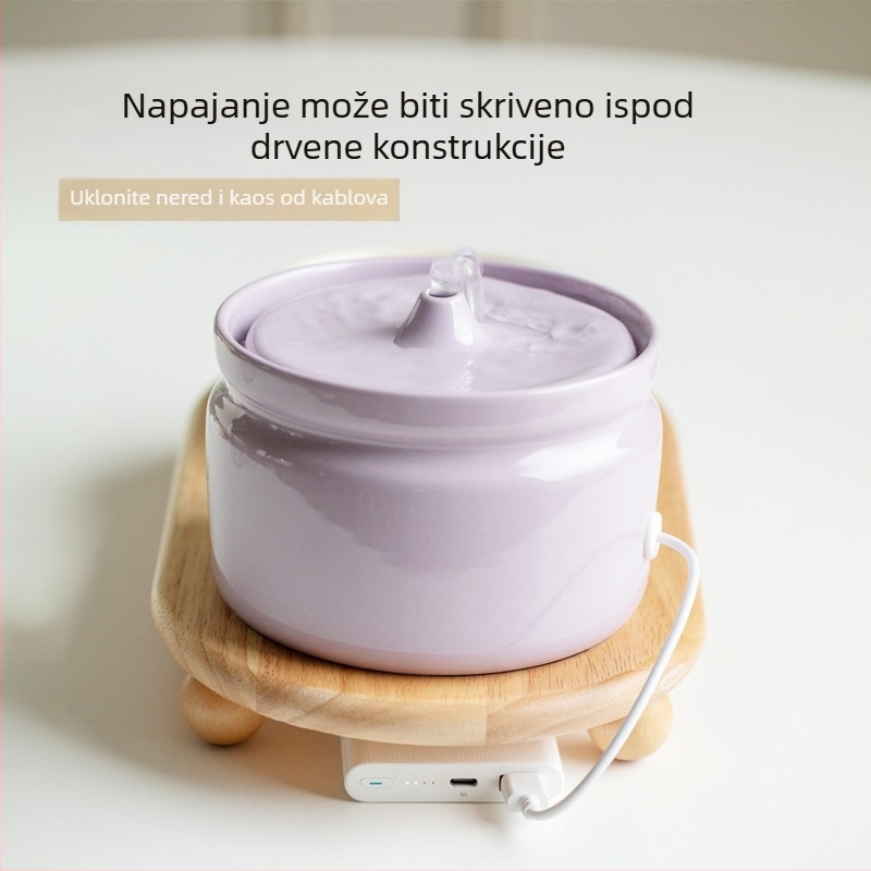 Keramički automatski vodeni dispenser za mačke, marka Star ceramics, pribor za kućne ljubimce