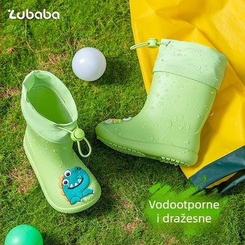 Daddy Pig dječje kišne čizme – PVC gornji dio, cartoon uzorak, visok kalup, protuklizne i vodootporne, unisex za djecu 1–12 godina