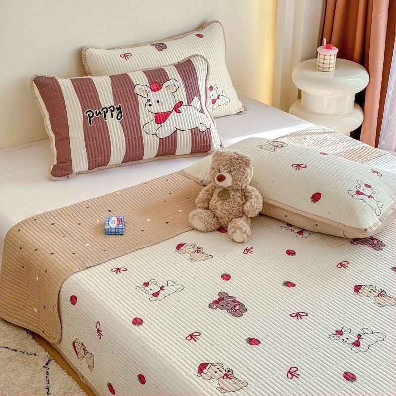 Dječji set posteljine s dvostrano pamukom s motivom crtanog filma, tatami stil, tri komada, 100% pamuk, gustoća tkanine 133x72, 40 vlakana, reactive ispis, twill tkanina