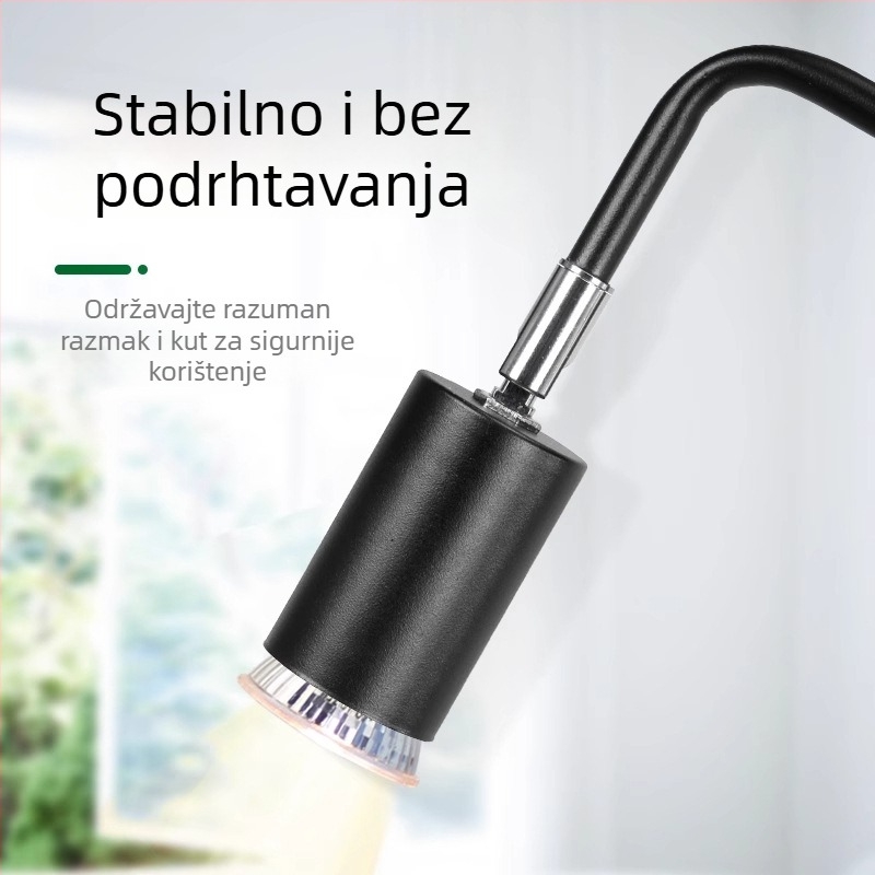 Lampa za reptile za sunčanje i grijanje, tijelo od aluminijske legure, 25W, dodatno osvjetljenje, branda Climbing General