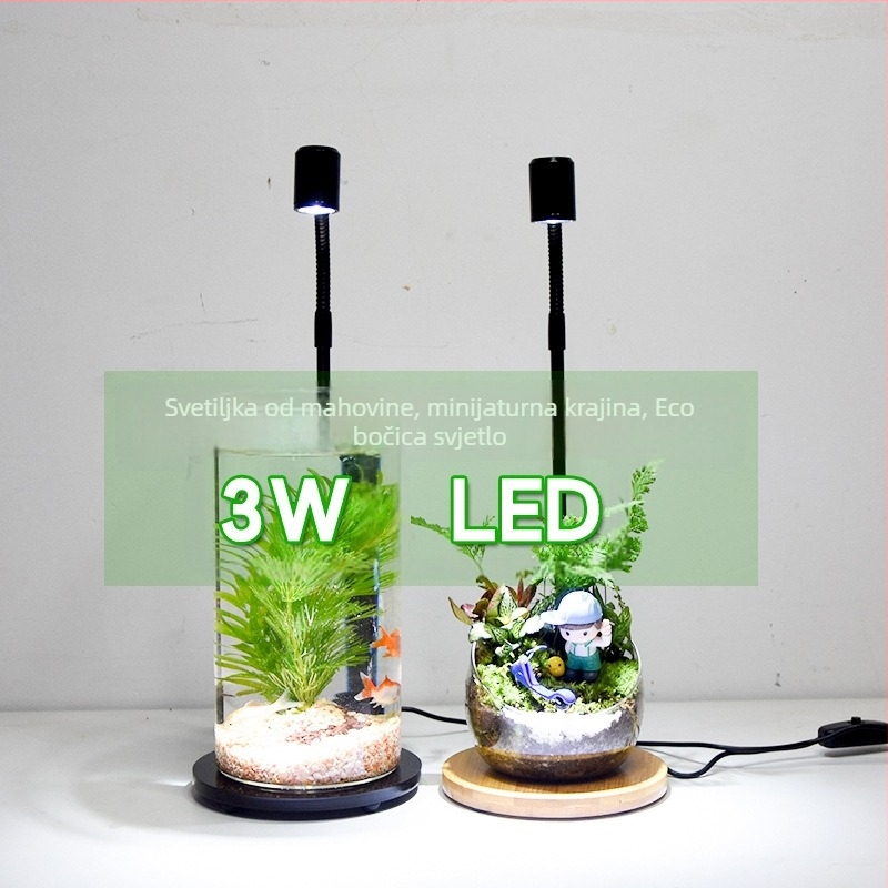 LED rasvjeta za rast biljaka za sukulente i lončanice – potpuno spektrum, 3W, 0,5 kg