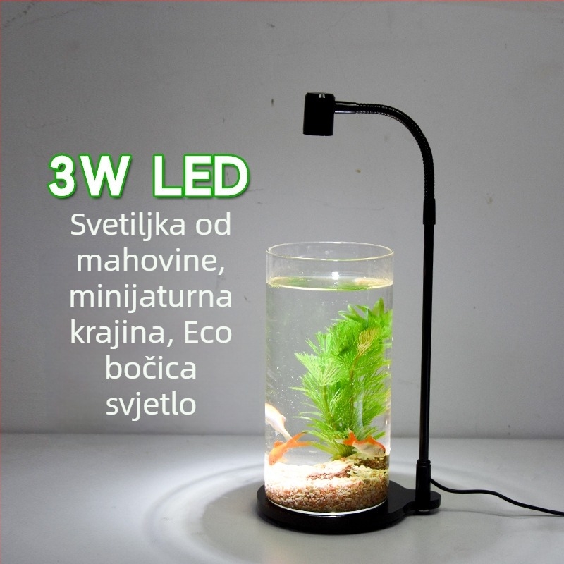 LED rasvjeta za rast biljaka za sukulente i lončanice – potpuno spektrum, 3W, 0,5 kg