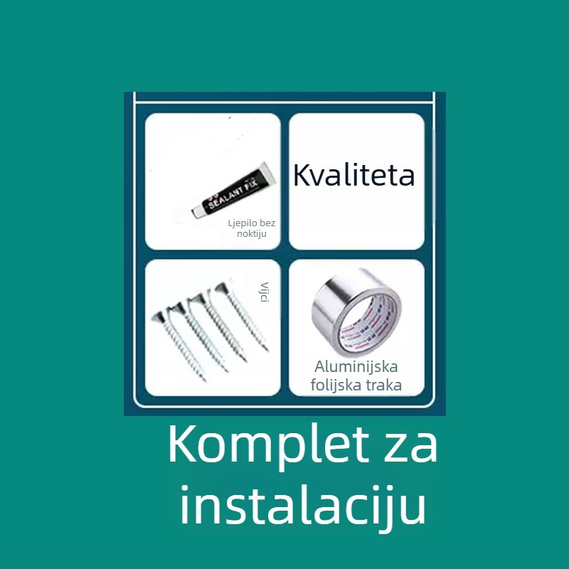 Kuhinjski ventil protiv toka, univerzalnog tipa, vrhunskog dizajna, staklenog tijela, kroz zid – dodatak za napa