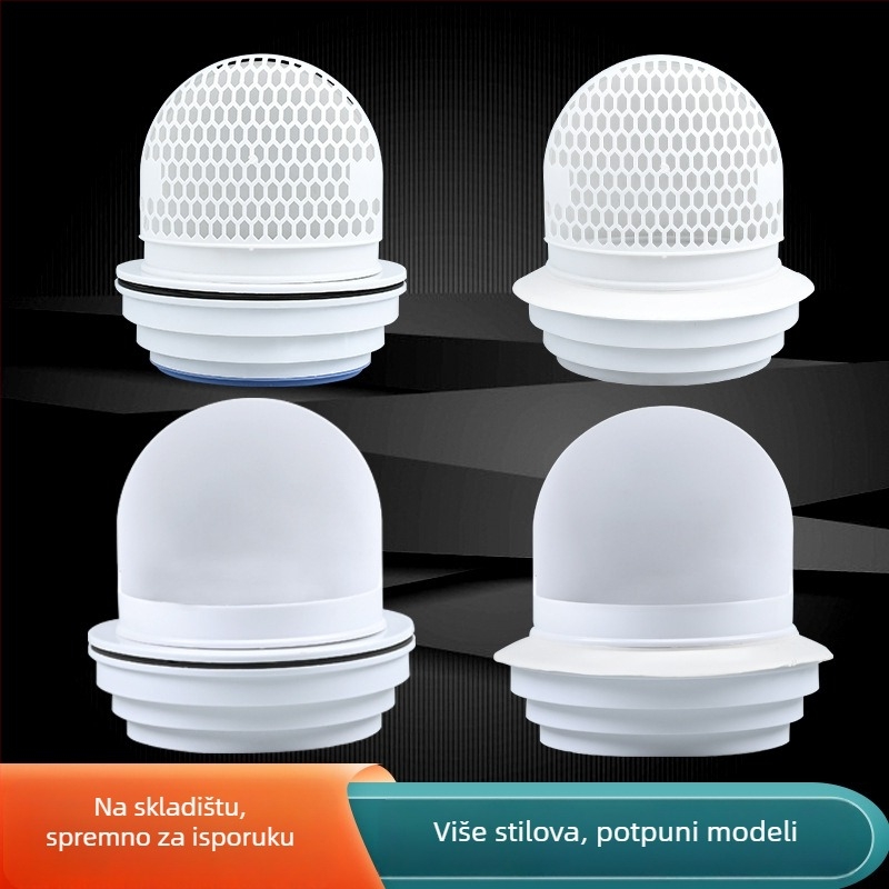 Kuhinjski kroz-stenski provjerni ventil za staklenu napa, plastični, moderni stil