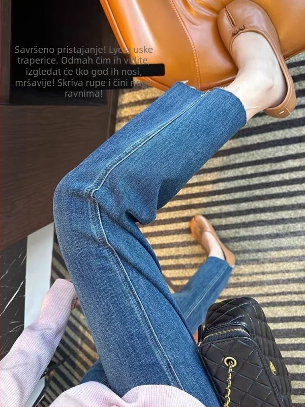 Traperice za trudnoću od pamuka s četverostrukom rastezljivošću i podrškom za trbuh, labav kroj, 70–80% pamuk