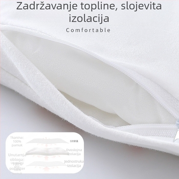 Novorođenački zavijanje pokrivač – pamuk, poliester punjenje, za proleće/jesen/zimu, uzorci: životinje/crtani likovi/cvijeće/točkice, za novorođenčad i malu djecu (1–3 godine)