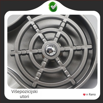 Myčka čaša s visokotlačnim pogonom i višefunkcionalnim automatskim ispranjem, model 20241012001
