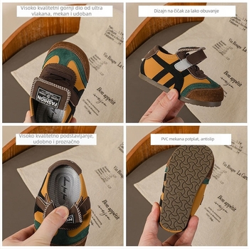 Sportske tenisice za bebe i malu djecu | Gornji dio od mikrovlakana | Velcro kopča | Unisex | Za 12–36 mjeseci