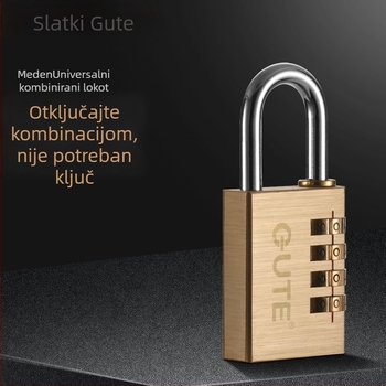 Gut Type C nehrđajući čelični kombinacijski lokot za kućnu upotrebu – moderan minimalistički stil